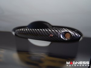 Alfa Romeo Giulia Exterior Door Handle Cover Set - Carbon Fiber Alfa Romeo Giulia Exterior Door Handle Cover Set - Carbon Fiber